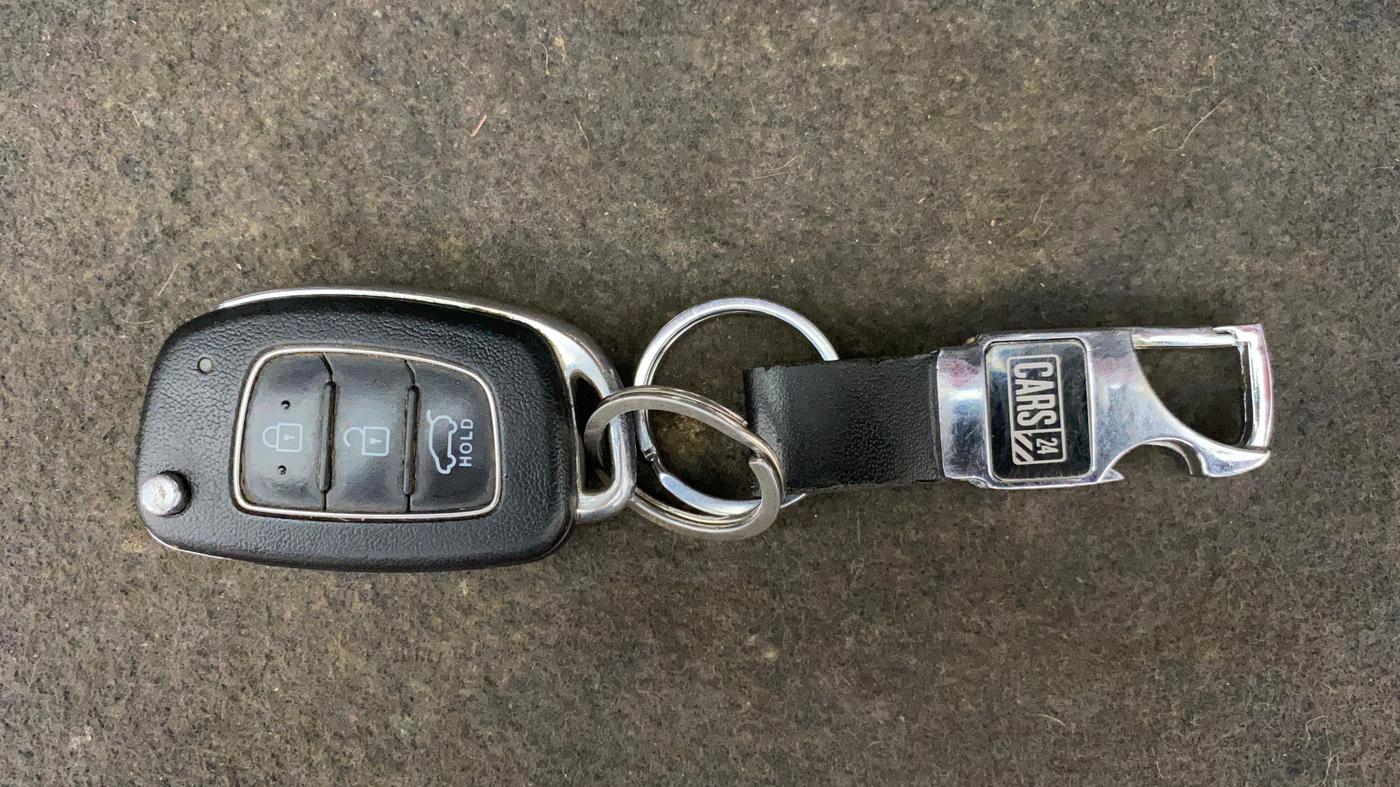 2019 Hyundai Elite i20 SPORTZ PLUS 1.2, Petrol, Manual, 90,453 km, Key Close Up