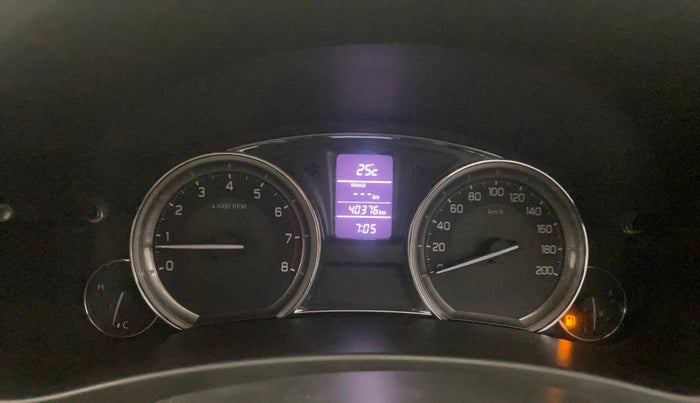 2017 Maruti Ciaz DELTA 1.4 MT PETROL, Petrol, Manual, 40,362 km, Odometer Image