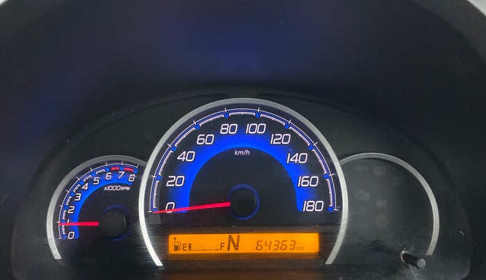 2017 Maruti Wagon R 1.0 VXI (O) AMT, Petrol, Automatic, 64,363 km, Odometer Image