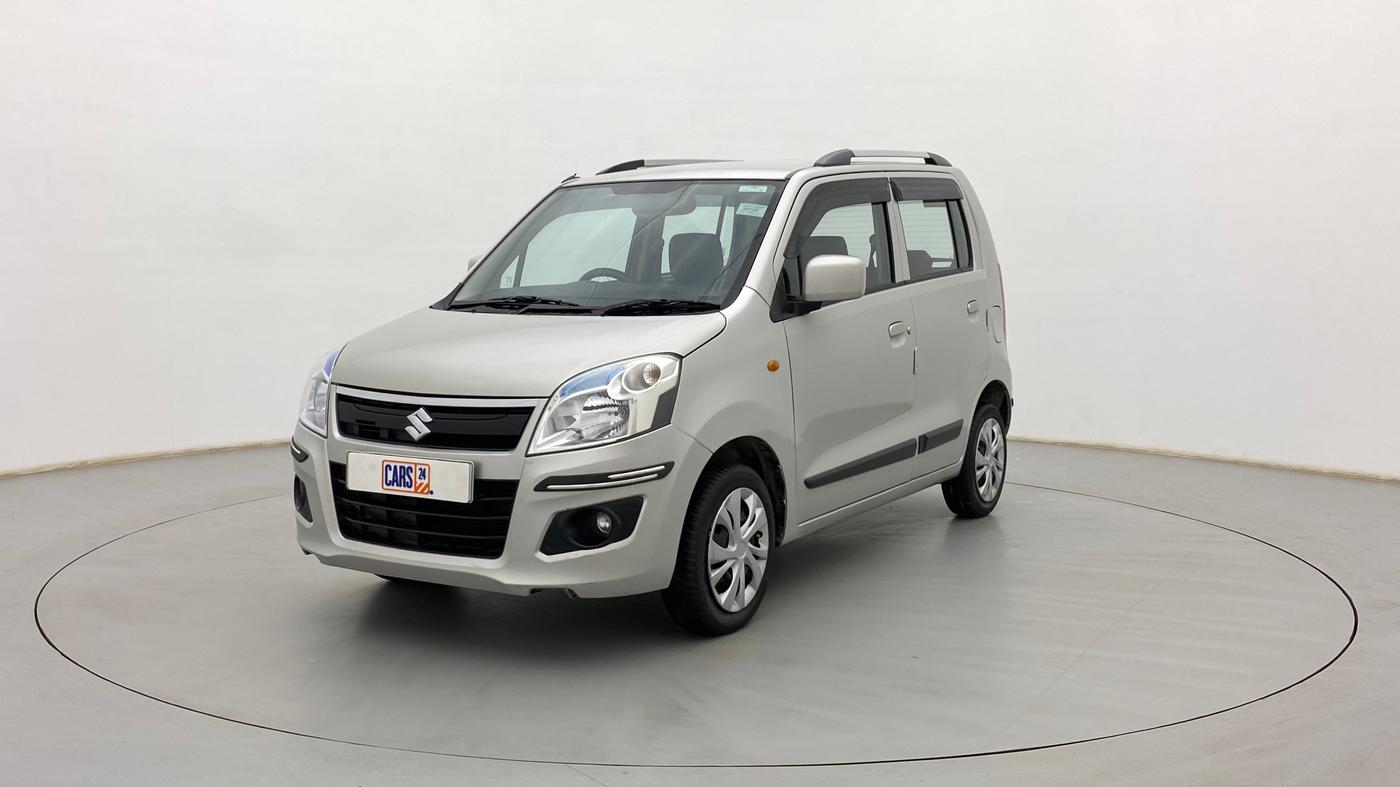 2017 Maruti Wagon R 1.0 VXI (O) AMT, Petrol, Automatic, 64,363 km, Left Front Diagonal