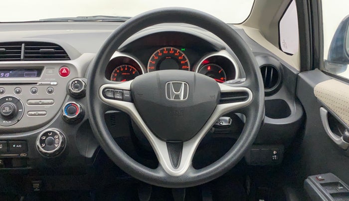 2011 Honda Jazz 1.2L I-VTEC BASE, Petrol, Manual, 1,04,107 km, Steering Wheel Close Up