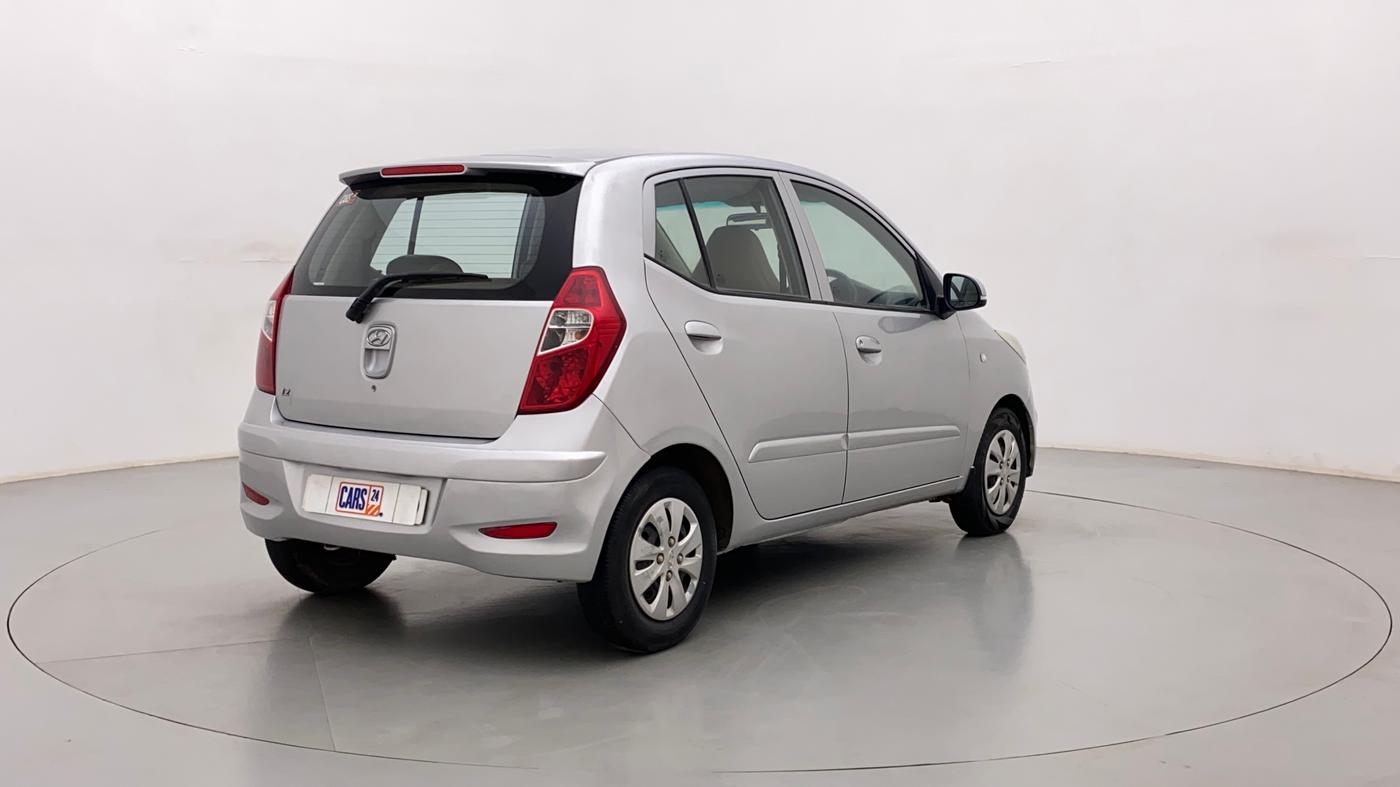 2011 Hyundai i10 SPORTZ 1.2, Petrol, Manual, 19,375 km, Right Back Diagonal