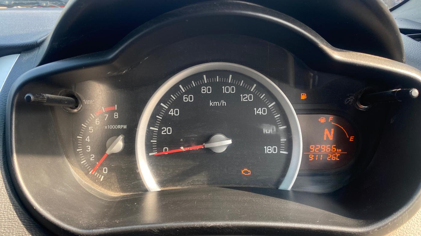 2014 Maruti Celerio VXI AMT, Petrol, Automatic, 92,953 km, Odometer Image