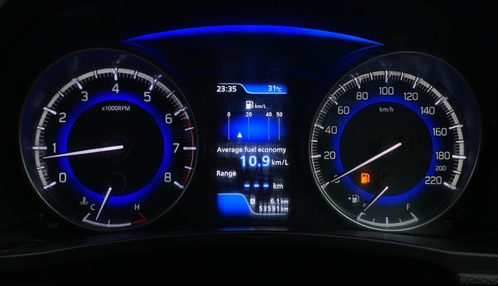 2016 Maruti Baleno ALPHA PETROL 1.2, Petrol, Manual, 53,585 km, Odometer Image