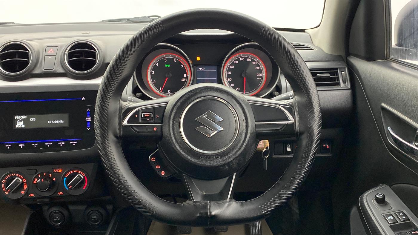 2021 Maruti Swift VXI, Petrol, Manual, 55,114 km, Steering Wheel Close Up