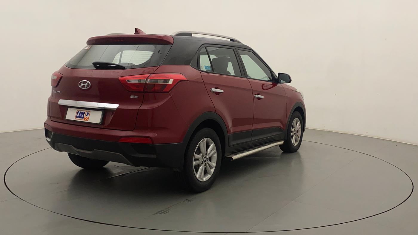 2016 Hyundai Creta SX PLUS 1.6 PETROL, Petrol, Manual, 71,757 km, Right Back Diagonal