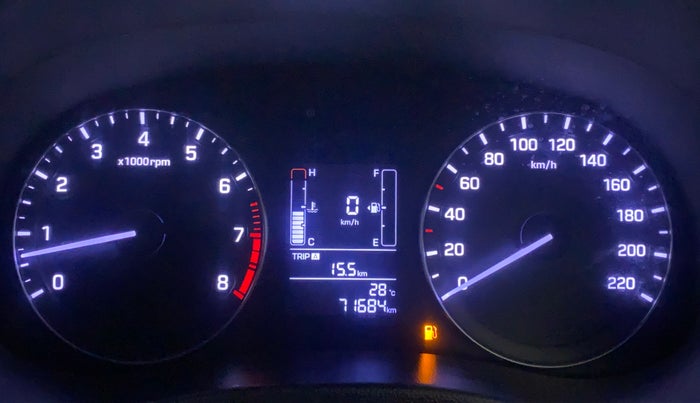 2016 Hyundai Creta SX PLUS 1.6 PETROL, Petrol, Manual, 71,757 km, Odometer Image