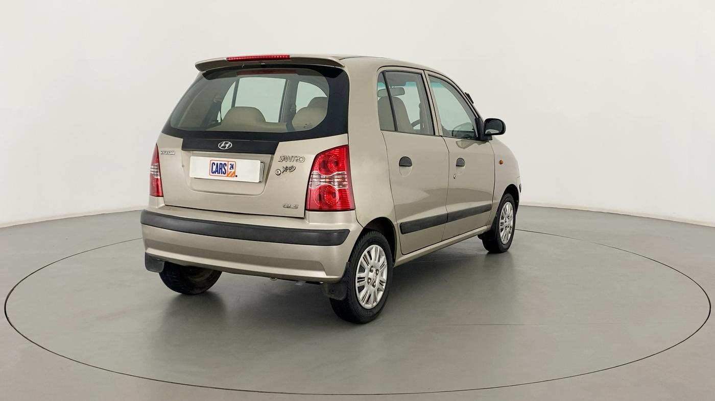 2010 Hyundai Santro Xing GLS, Petrol, Manual, 45,401 km, Right Back Diagonal
