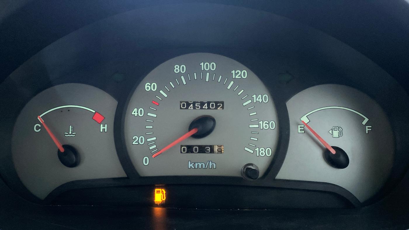 2010 Hyundai Santro Xing GLS, Petrol, Manual, 45,401 km, Odometer Image