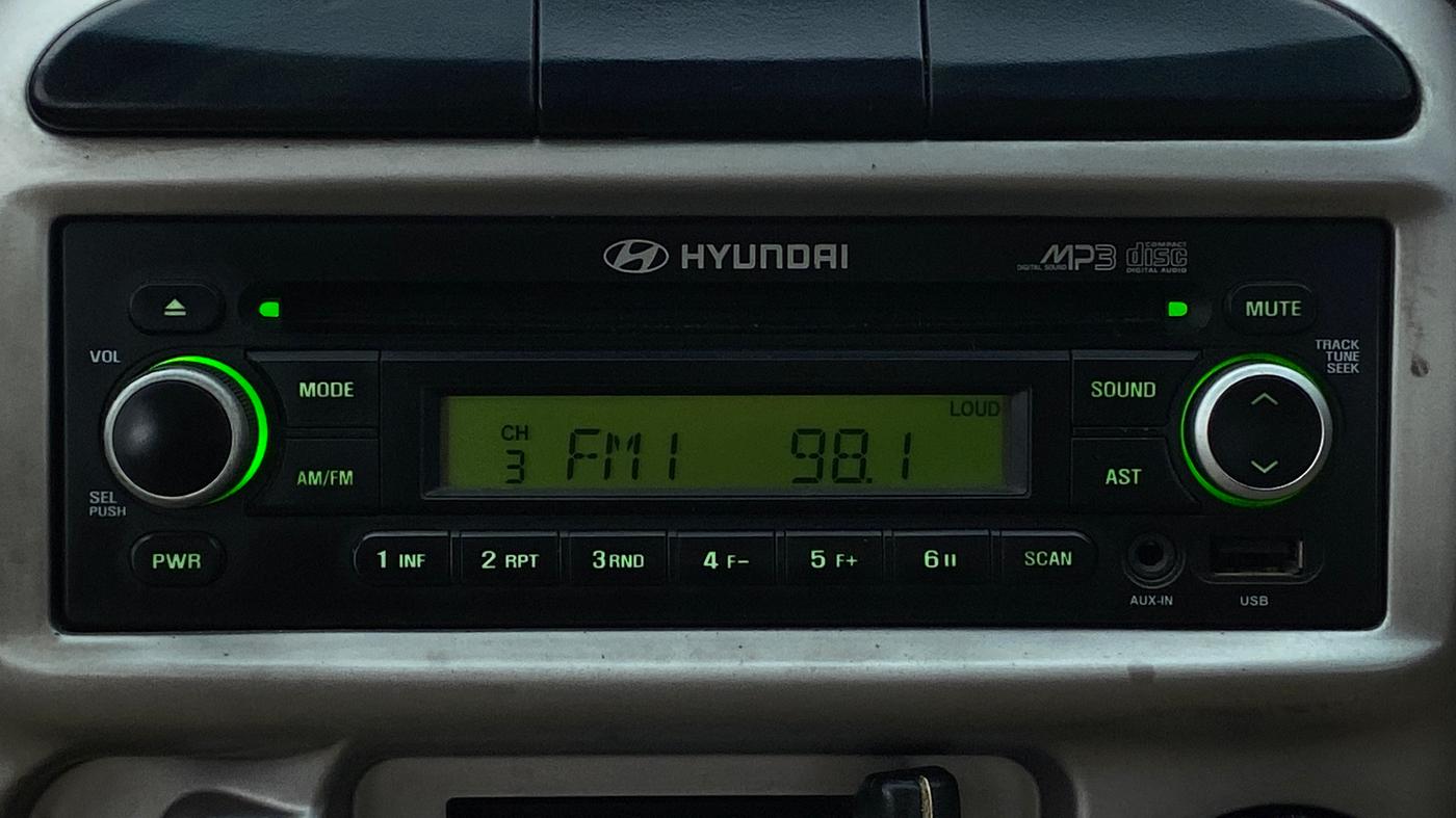 2010 Hyundai Santro Xing GLS, Petrol, Manual, 45,401 km, Infotainment System
