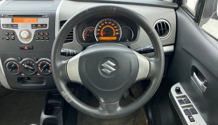 2012 Maruti Wagon R 1.0 VXI, Petrol, Manual, 46,514 km, Steering Wheel Close Up