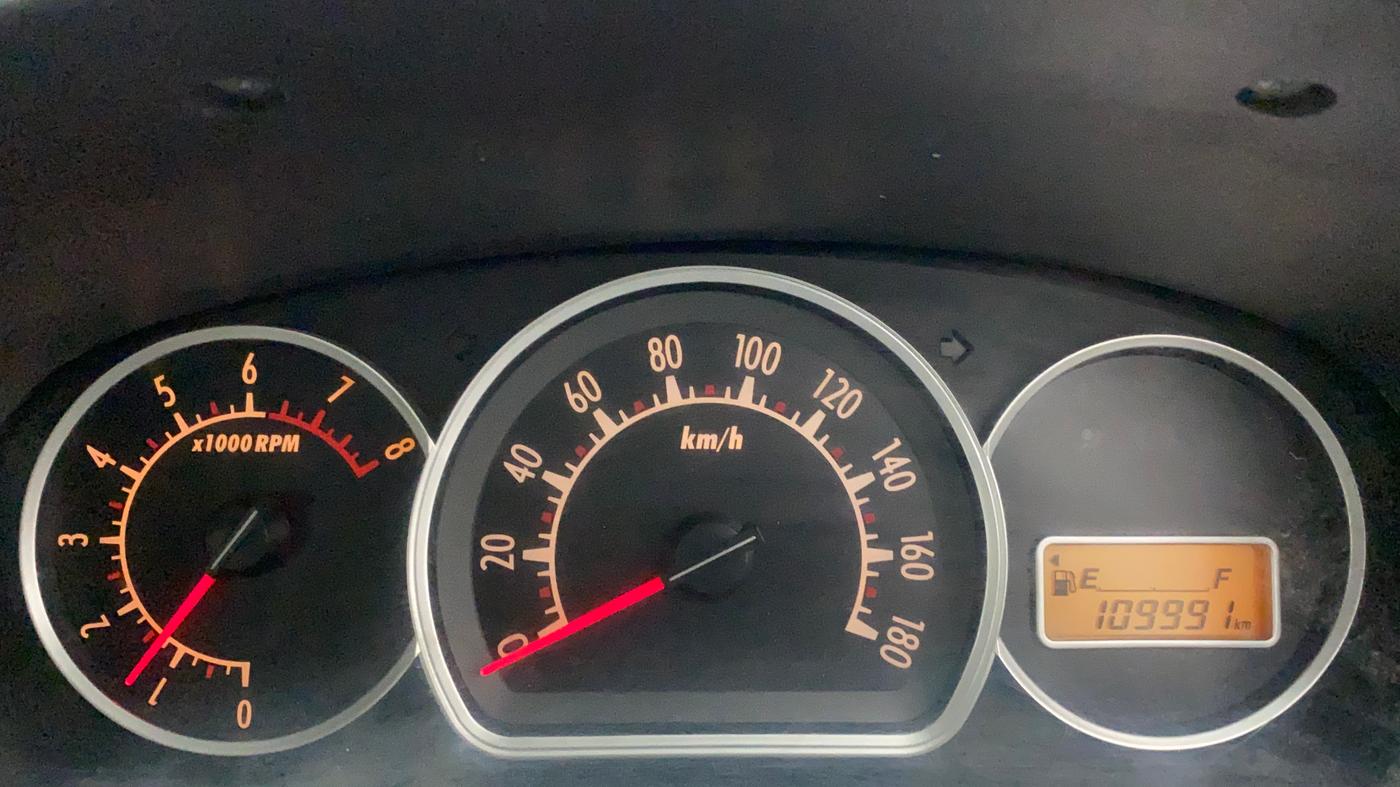 2011 Maruti Alto K10 VXI, Petrol, Manual, 1,09,991 km, Odometer Image