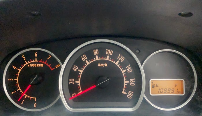 2011 Maruti Alto K10 VXI, Petrol, Manual, 1,09,991 km, Odometer Image