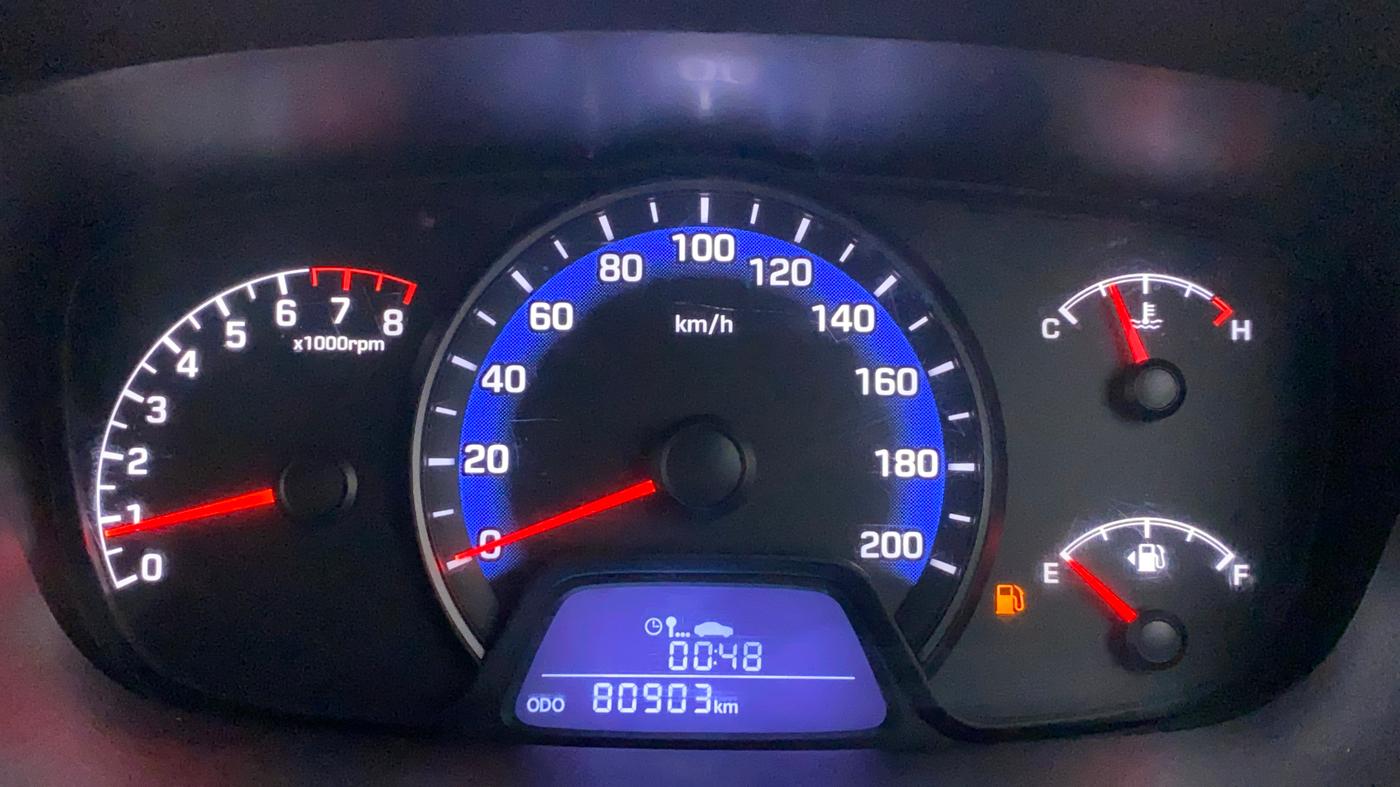 2016 Hyundai Xcent S 1.2 SPECIAL EDITION, CNG, Manual, 81,183 km, Odometer Image