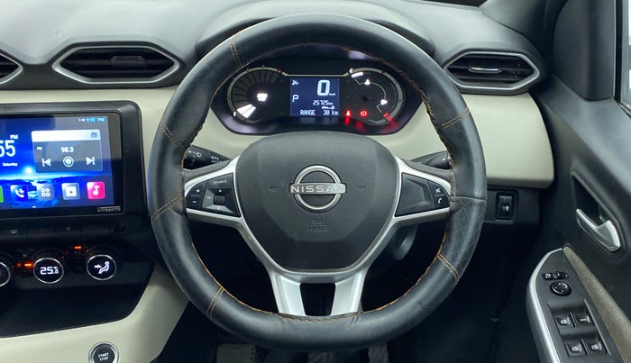2021 Nissan MAGNITE XL TURBO CVT, Petrol, Automatic, 26,496 km, Steering Wheel Close Up