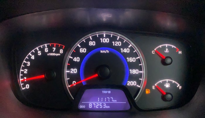 2016 Hyundai Grand i10 SPORTZ 1.2 KAPPA VTVT, CNG, Manual, 87,190 km, Odometer Image