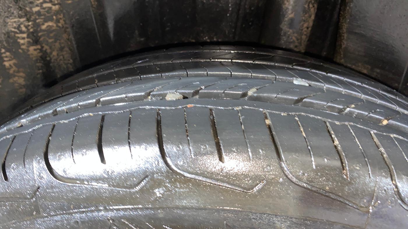 2024 Maruti FRONX ZETA 1.0 TURBO MT, Petrol, Manual, 13,368 km, Left Rear Tyre Tread