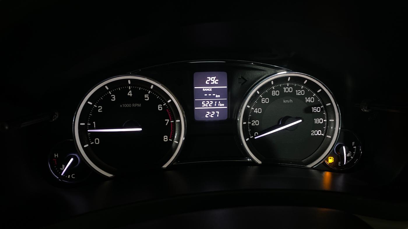 2017 Maruti Ciaz ZETA 1.4  MT PETROL, Petrol, Manual, 52,206 km, Odometer Image