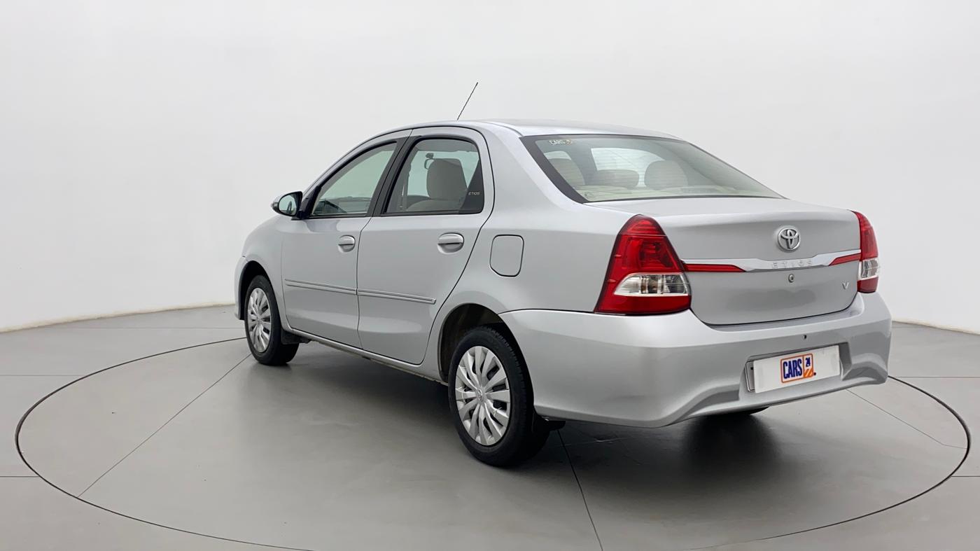 2017 Toyota Etios V PLATINUM, Petrol, Manual, 15,773 km, Left Back Diagonal