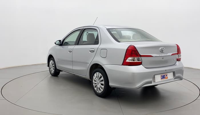2017 Toyota Etios V PLATINUM, Petrol, Manual, 15,773 km, Left Back Diagonal
