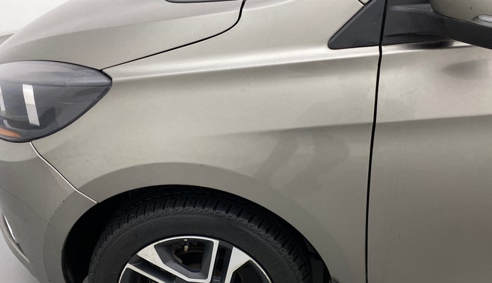 2019 Tata TIGOR XZ PLUS PETROL, Petrol, Manual, 20,300 km, Left fender - Paint has minor damage