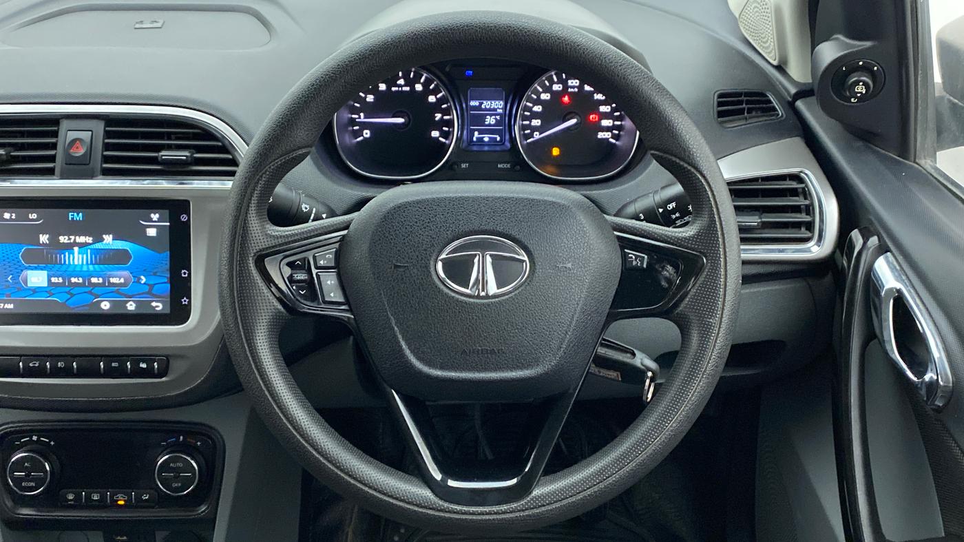 2019 Tata TIGOR XZ PLUS PETROL, Petrol, Manual, 20,300 km, Steering Wheel Close Up