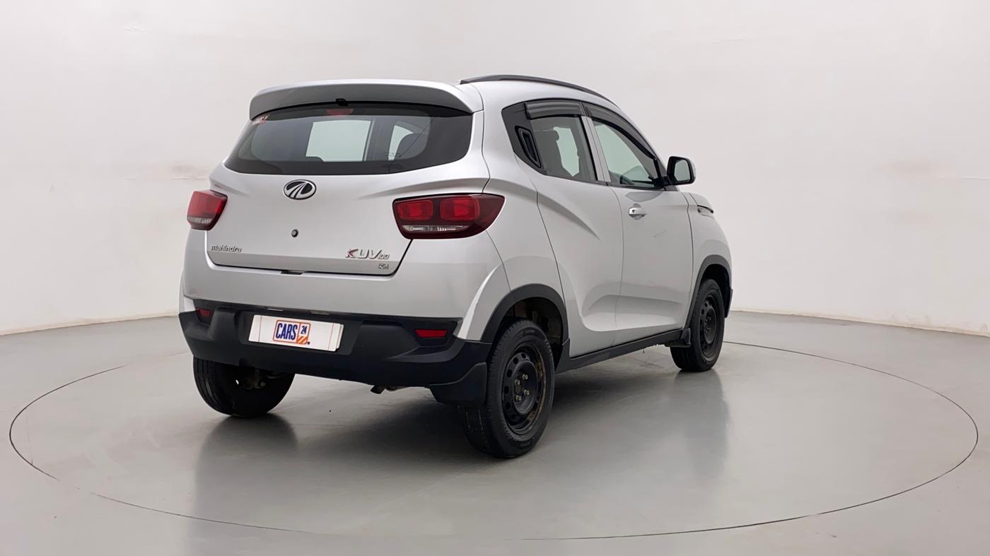 2017 Mahindra Kuv100 K4 6 STR, Petrol, Manual, 22,110 km, Right Back Diagonal