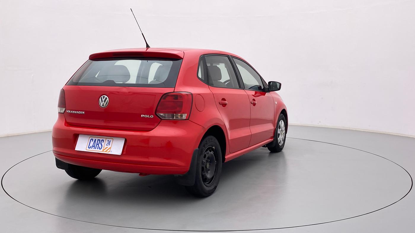 2011 Volkswagen Polo TRENDLINE 1.2L PETROL, Petrol, Manual, 91,732 km, Right Back Diagonal