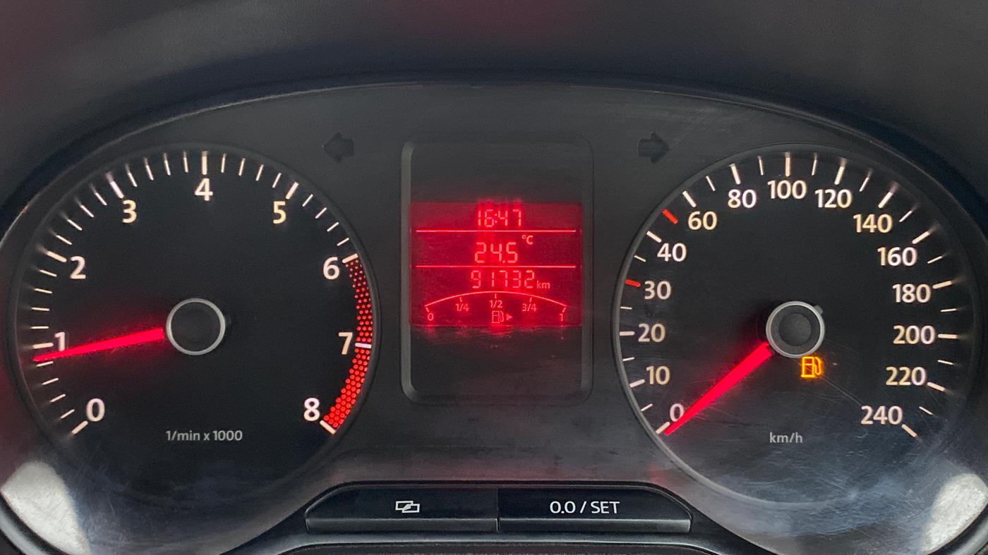 2011 Volkswagen Polo TRENDLINE 1.2L PETROL, Petrol, Manual, 91,732 km, Odometer Image