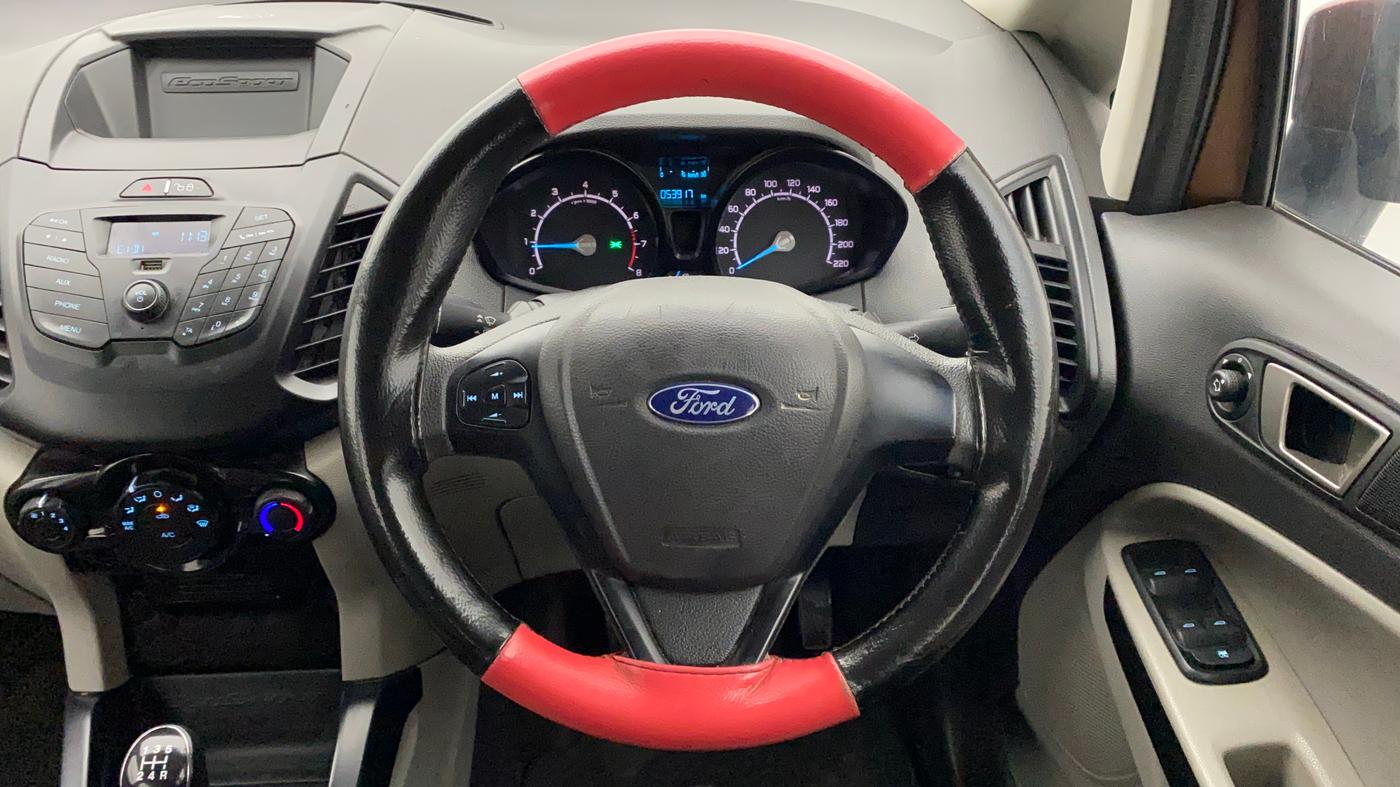 2017 Ford Ecosport TREND 1.5L PETROL, Petrol, Manual, 53,917 km, Steering Wheel Close Up