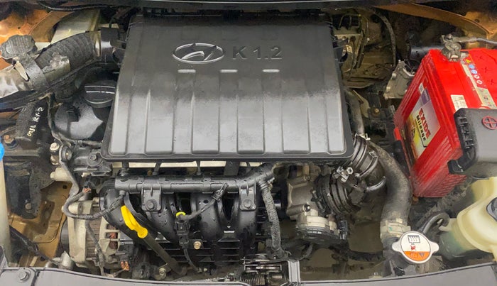 2015 Hyundai Grand i10 ASTA (O) 1.2 KAPPA VTVT, Petrol, Manual, 90,736 km, Engine View