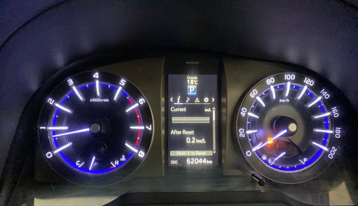 2021 Toyota Innova Crysta 2.7 ZX AT 7 STR, Petrol, Automatic, 62,044 km, Odometer Image