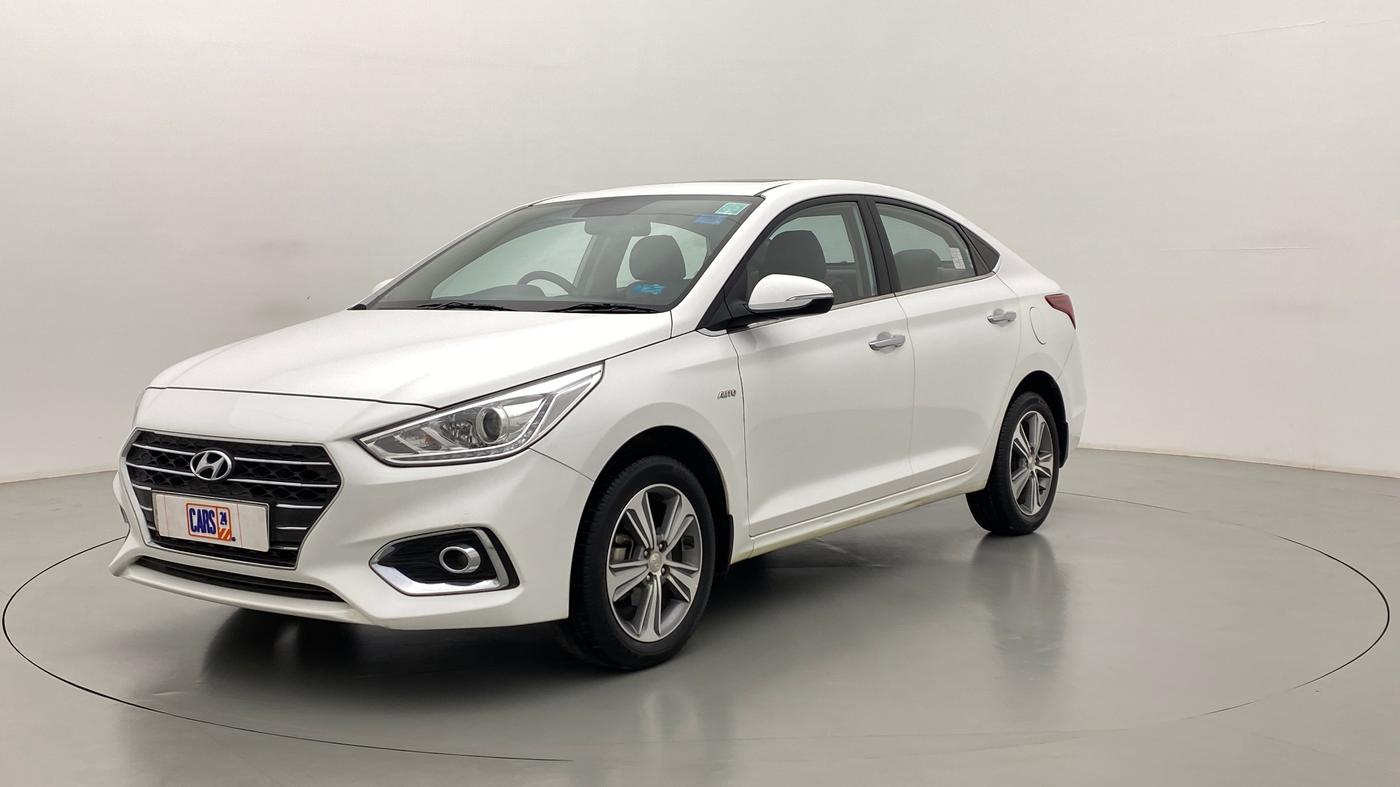 2019 Hyundai Verna 1.6 SX VTVT AT (O), Petrol, Automatic, 21,707 km, Left Front Diagonal