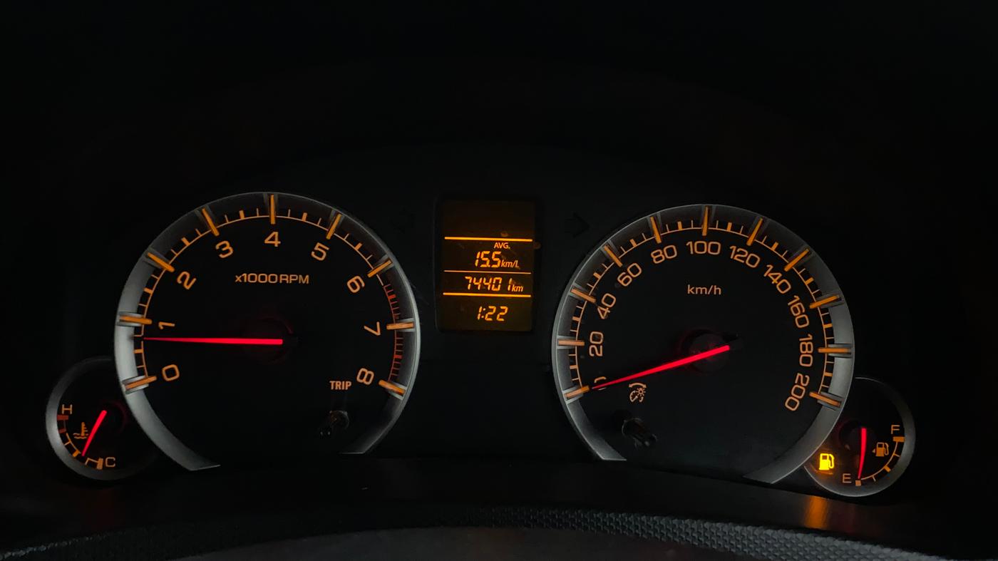 2016 Maruti Swift Dzire VXI, Petrol, Manual, 74,599 km, Odometer Image