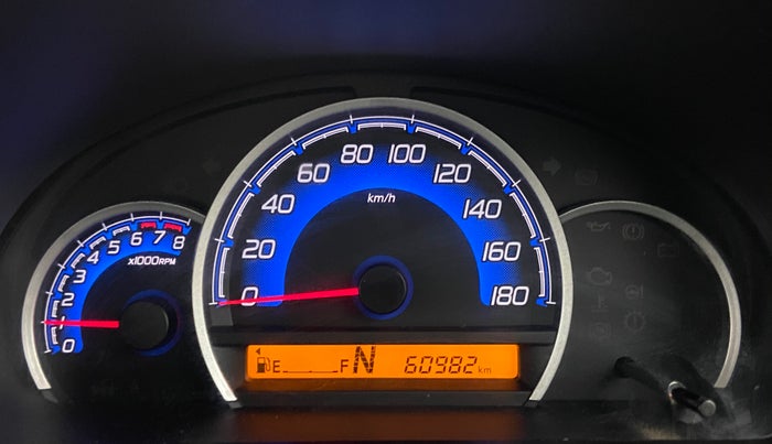 2017 Maruti Wagon R 1.0 VXI AMT, Petrol, Automatic, 61,081 km, Odometer Image