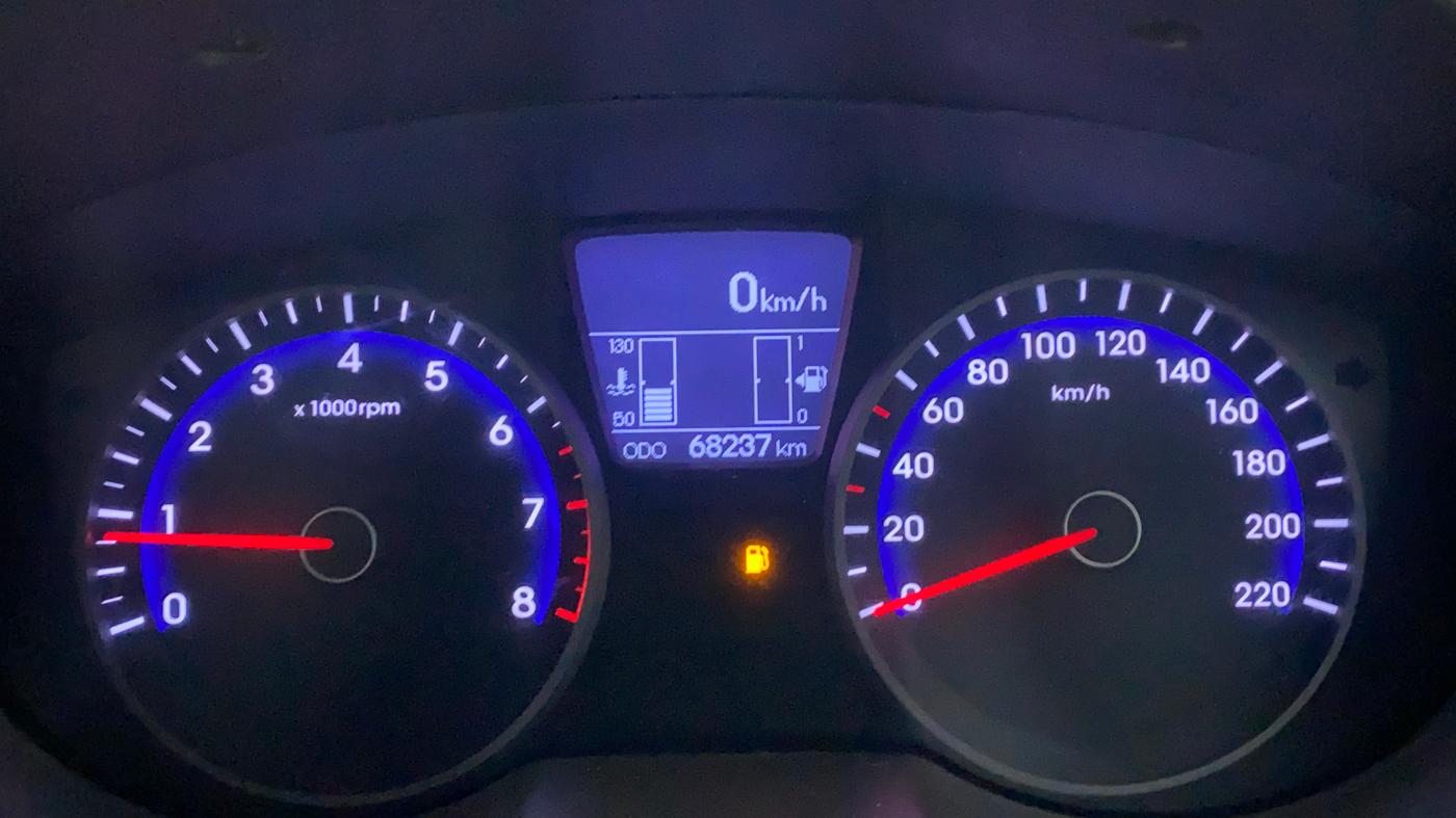 2012 Hyundai i20 ASTA 1.2, Petrol, Manual, 68,302 km, Odometer Image