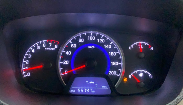 2017 Hyundai Grand i10 MAGNA 1.2 KAPPA VTVT, CNG, Manual, 95,797 km, Odometer Image