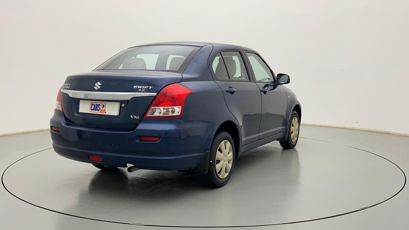 2010 Maruti Swift Dzire VXI, Petrol, Manual, 84,021 km, Right Back Diagonal