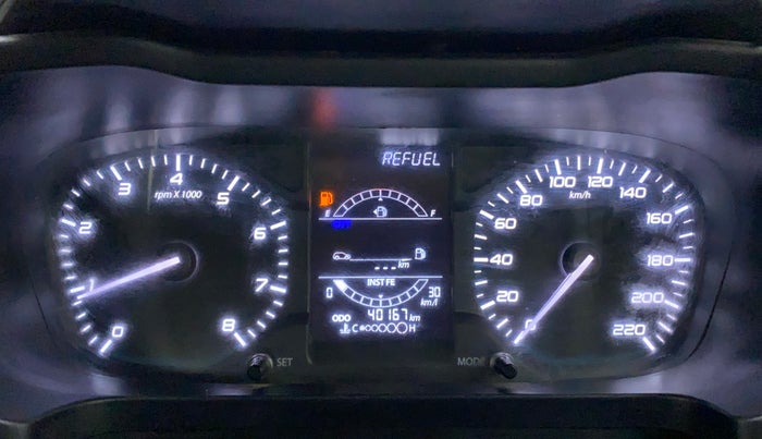 2021 Tata ALTROZ XM PLUS PETROL, Petrol, Manual, 40,167 km, Odometer Image