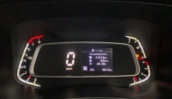 2020 KIA SONET HTK PLUS 1.0 IMT, Petrol, Manual, 46,507 km, Odometer Image
