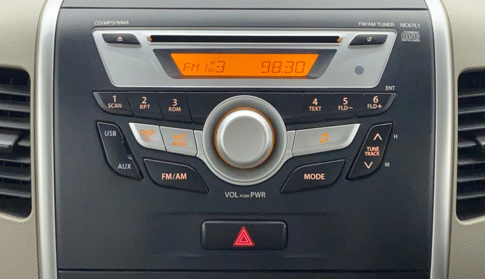 2016 Maruti Wagon R 1.0 VXI OPT, Petrol, Manual, 86,573 km, Infotainment System
