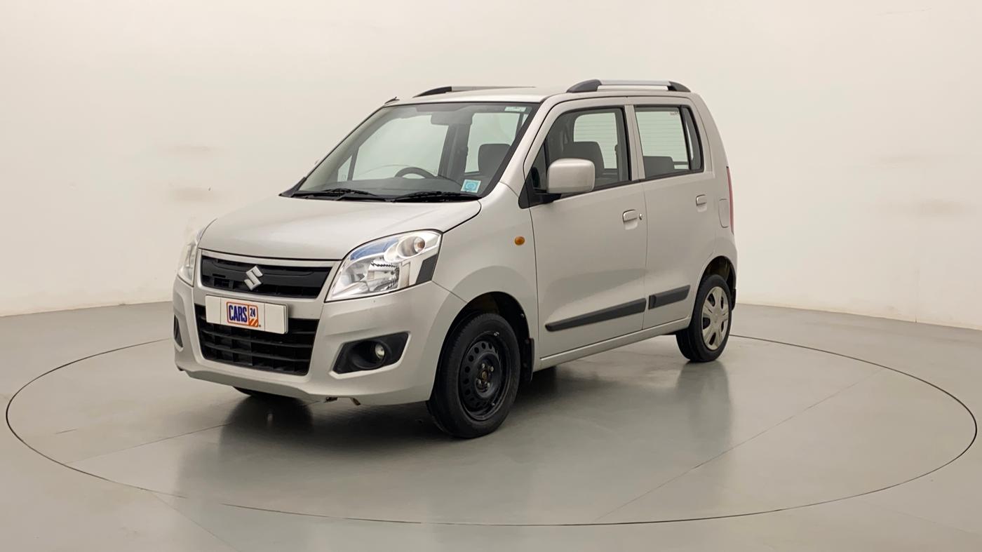 2016 Maruti Wagon R 1.0 VXI OPT, Petrol, Manual, 86,573 km, Left Front Diagonal