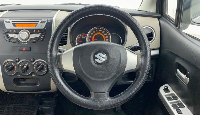 2016 Maruti Wagon R 1.0 VXI OPT, Petrol, Manual, 86,573 km, Steering Wheel Close Up