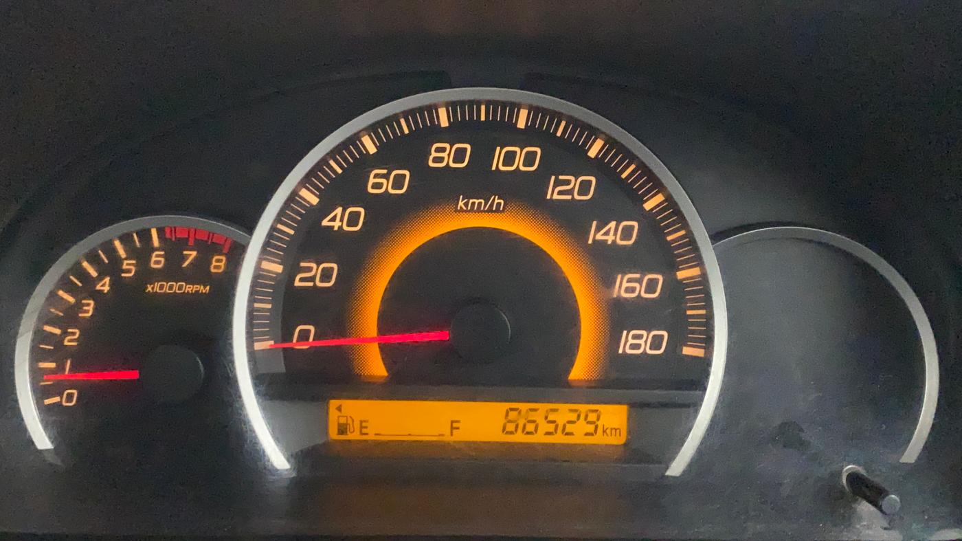 2016 Maruti Wagon R 1.0 VXI OPT, Petrol, Manual, 86,573 km, Odometer Image