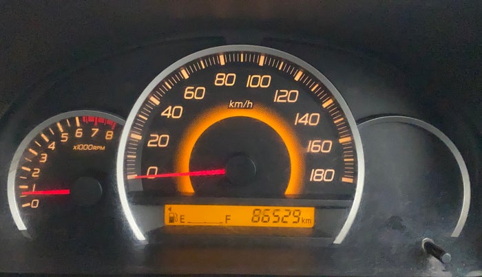 2016 Maruti Wagon R 1.0 VXI OPT, Petrol, Manual, 86,573 km, Odometer Image