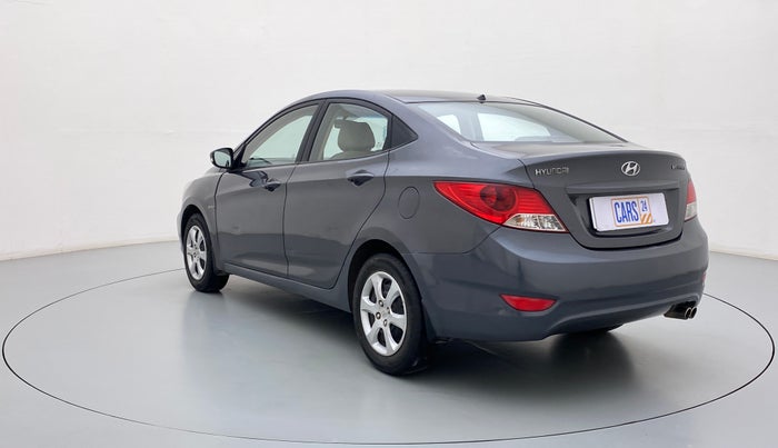 2012 Hyundai Verna FLUIDIC 1.4 VTVT, Petrol, Manual, 1,04,113 km, Left Back Diagonal