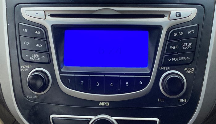 2012 Hyundai Verna FLUIDIC 1.4 VTVT, Petrol, Manual, 1,04,113 km, Infotainment System