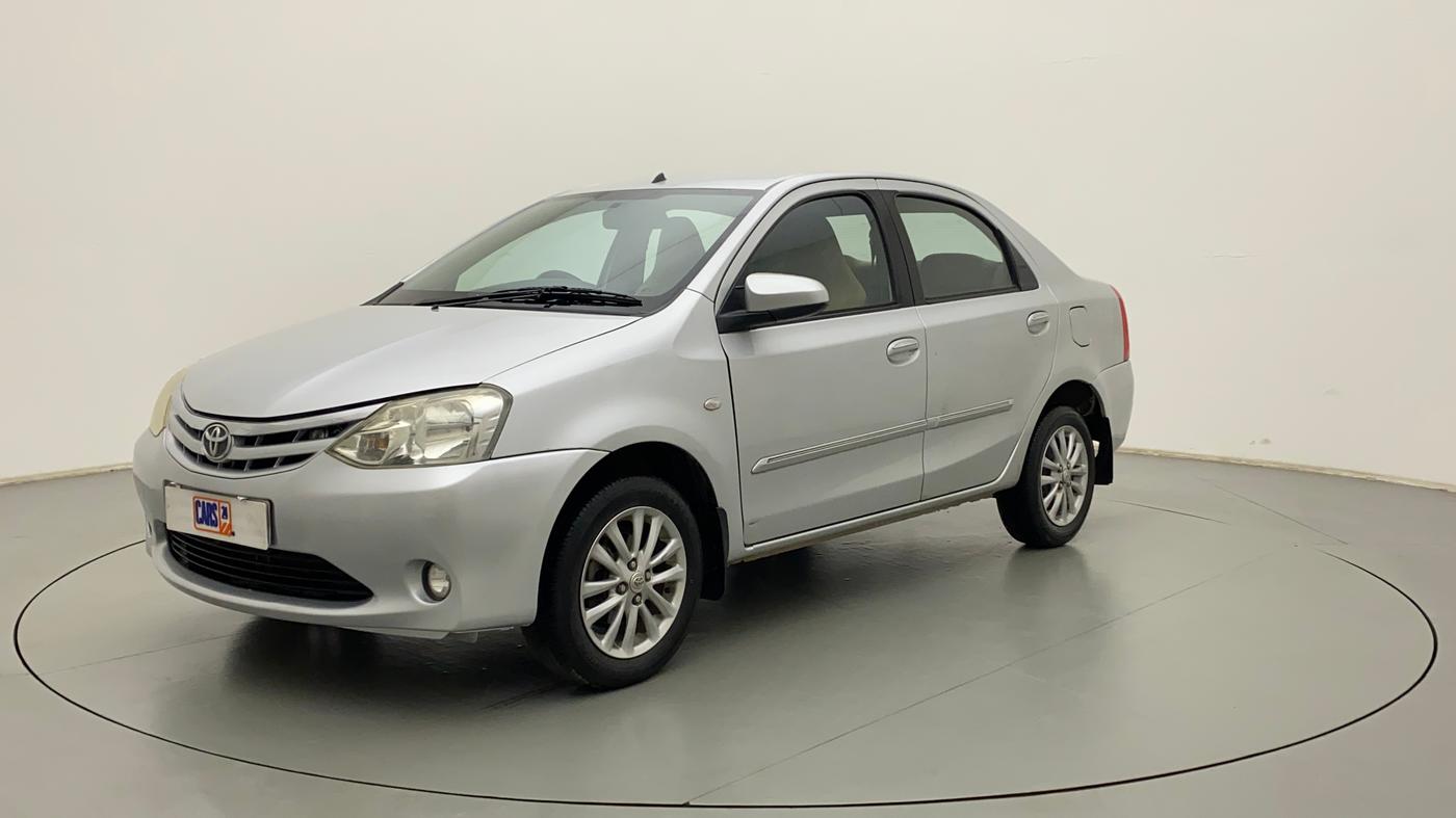 2011 Toyota Etios V, Petrol, Manual, 47,313 km, Left Front Diagonal
