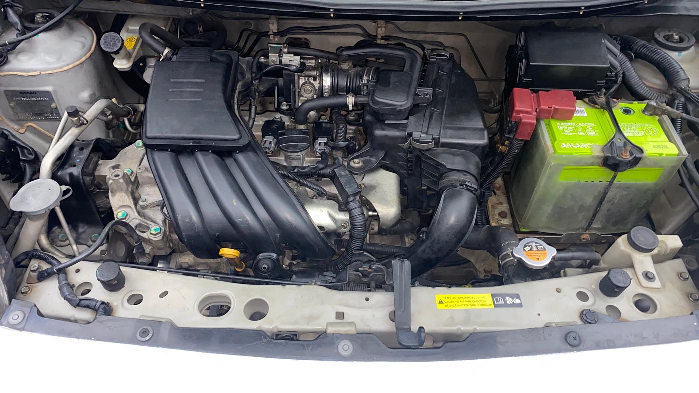 2013 Nissan Micra Active XL, Petrol, Manual, 1,36,741 km, Engine View
