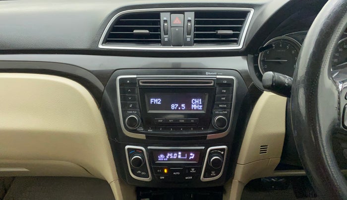2017 Maruti Ciaz DELTA 1.4 AT PETROL, Petrol, Automatic, 78,774 km, Air Conditioner
